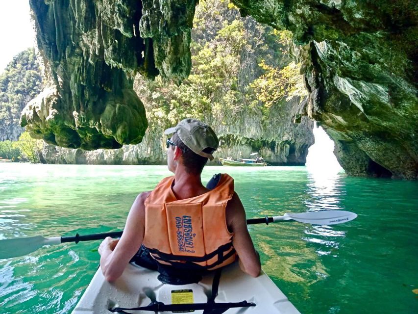 Krabi: Hong Island Tour by Longtail Boat with Kayak Option - Cruising Hong Lagoon: The Emerald Water Moment