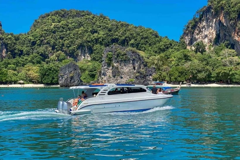 Krabi: Hong Island with Kayaking by speedboat - Pakbia Island sandbars: the beach break depends on the tide