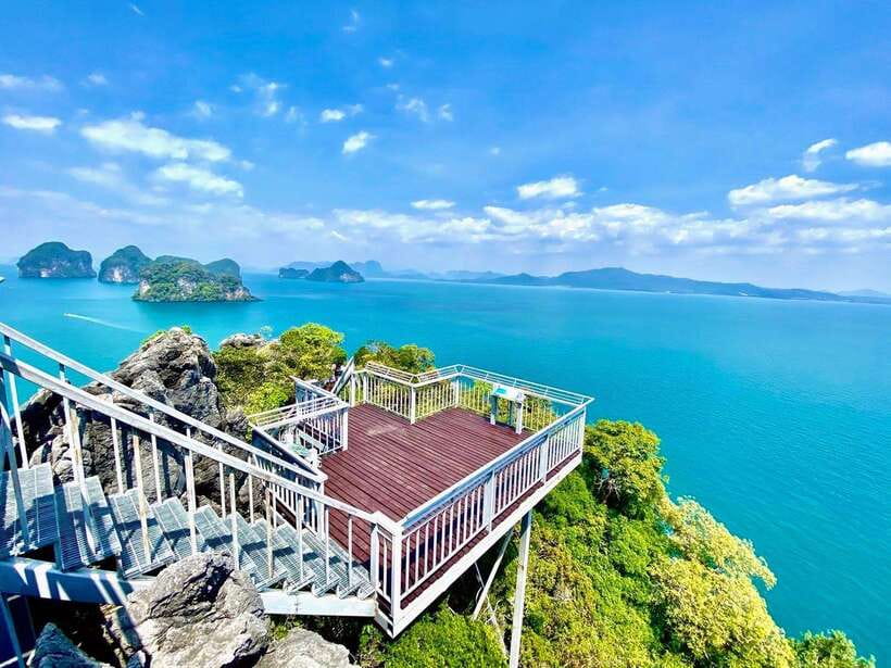 Krabi: Hong & Paradise Island Odyssey by Speedboat - 419 Steps to the Hong Island viewpoint: the work is worth it