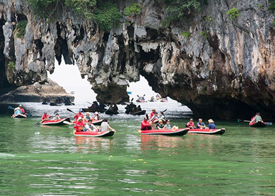 Krabi: James Bond Island Longtail Boat Tour & Canoe Option - Thalu Island area: caves, cliffs, and guided sightseeing time