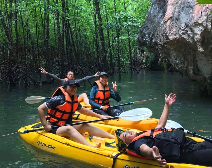 Krabi: Kayak Adventure through Ao Thalane Mangrove Forest - The in-between moments: swims, breaks, and photo add-ons