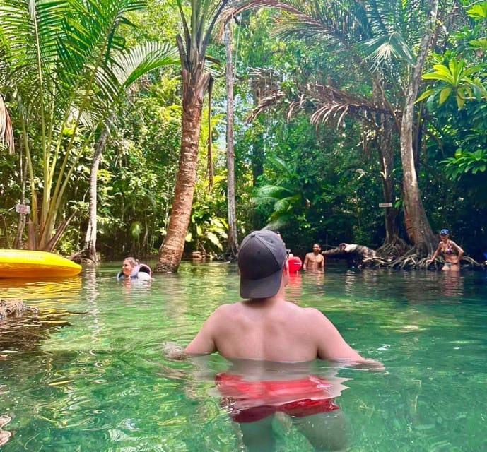 Krabi: Kayaking, Crystal Lagoon, and Fish Spa in Klong Root - Forest lagoon swim: clear, cool, and very nature-centered