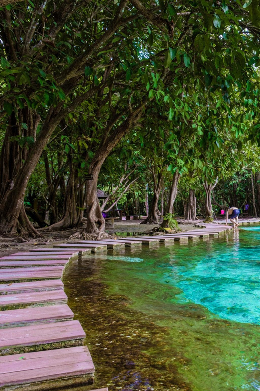 Krabi: Kayaking, Crystal Lagoon, and Fish Spa in Klong Root - Kayaking time: calm paddling with a few practical realities