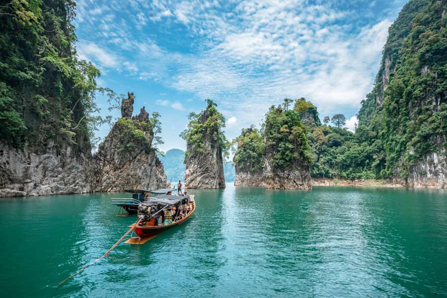 Krabi: Khao Sok National Park & Cheow Lan Lake Boat Tour - Rajjaprabha Dam: where the long-tail boat experience starts