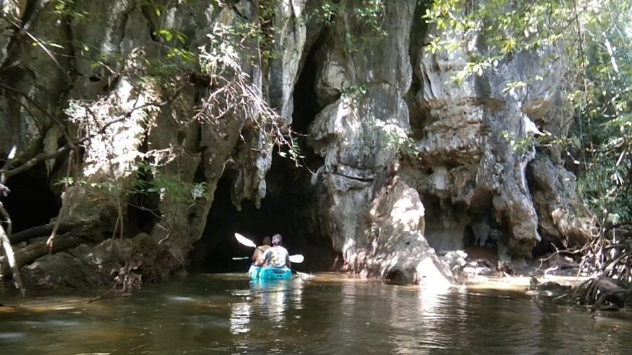 Krabi: Klang Cave, Bangtong Temple with Bor Thor Kayaking - Hua Ga Lok (Ghost Cave): ancient wall paintings and a light plan