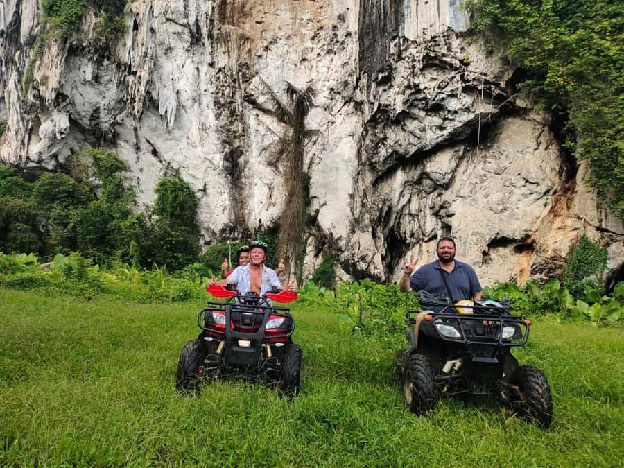 Krabi : Krabi kayak & ATV Jungle adventure (group of 10 max) - ATV Jungle Ride: Jungle Trails, Palm Plantations, Mountains Views, and Rough Excitement
