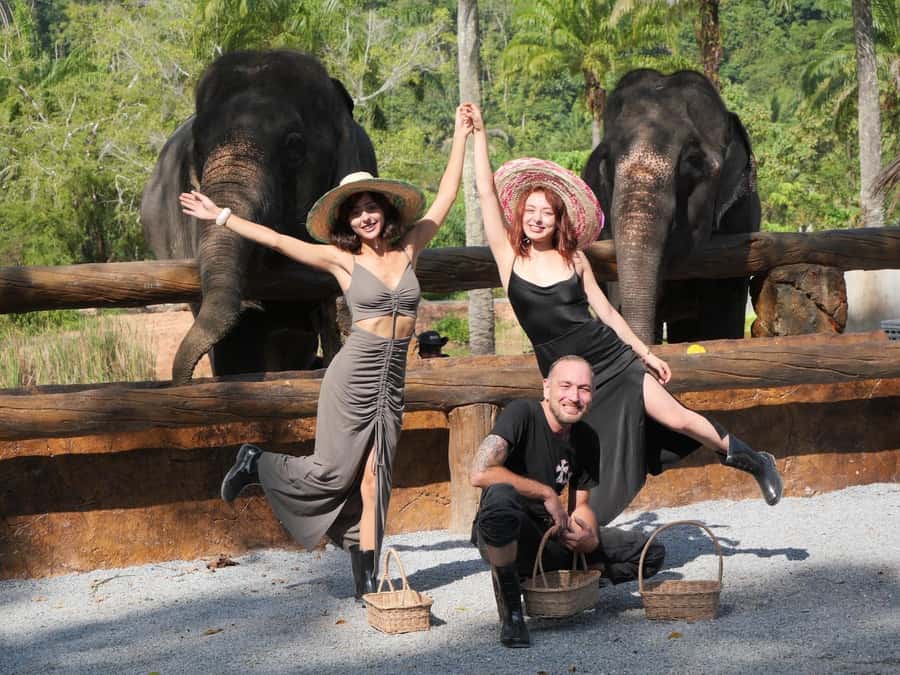 Krabi: Observation-Only Elephant Sanctuary 2hrs Mini Moments - Fabric Bag Painting: A Calm Break Between Animal Moments