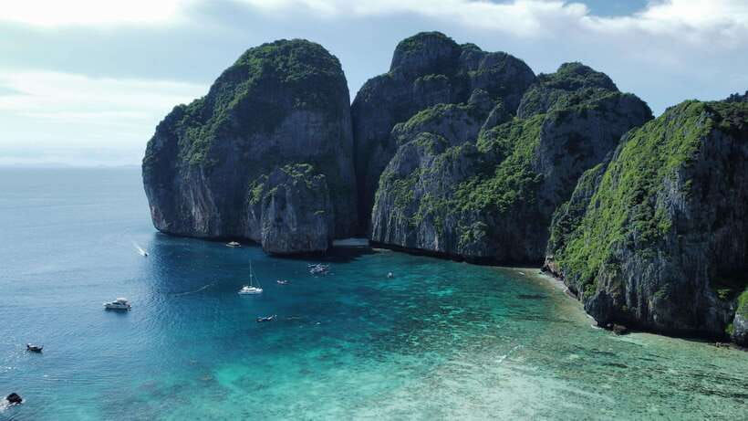 Krabi: Phi Phi and 4 Islands with Snorkeling by Speed Boat - Monkey Beach and the rules that protect you (and the coral)