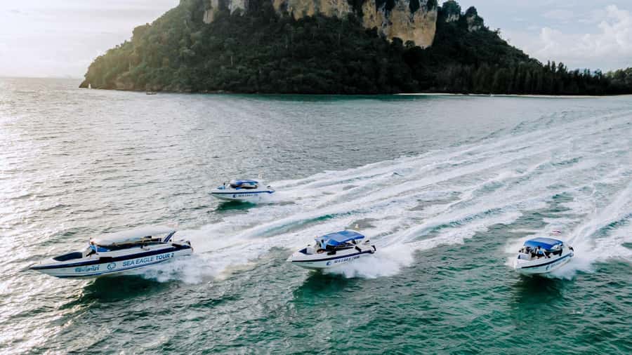 Krabi: Phi Phi Early Bird & 4 Island by Speedboat with Lunch - What the boat day feels like: group size, pace, and safety