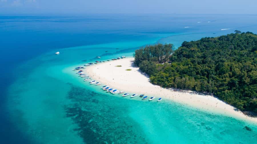 Krabi: Phi Phi Early Bird & 4 Island by Speedboat with Lunch - Thale Waek (Divided Sea): the tide trick you’ll want to see