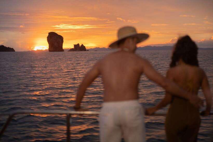 Krabi: Phi Phi Island Luxury Sunset Cruise by Meka Catamaran - Phi Phi Island snorkeling stops: where the day’s best moments happen