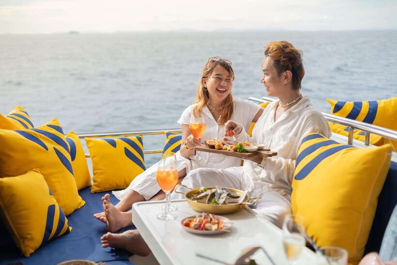 Krabi: Phi Phi Island Luxury Sunset Cruise by Meka Catamaran - Viking Cave, Tonsai Bay, Maya Bay: your photo plan (and how not to rush it)