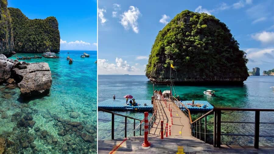 Krabi: Phi Phi Islands Full-Day Private Speedboat Charter - Phi Phi Le, Pileh Lagoon, and long-tail boat time: the scenery stops that change how you see the island