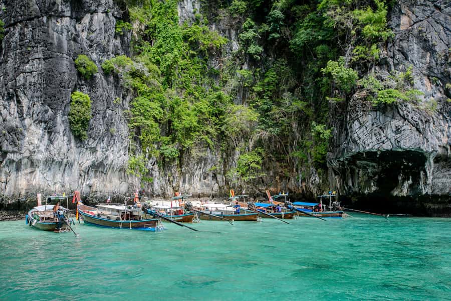 Krabi: Phi Phi Luxury Private Longtail Boat Tour - Shark Point snorkeling and the blacktip reef shark chance