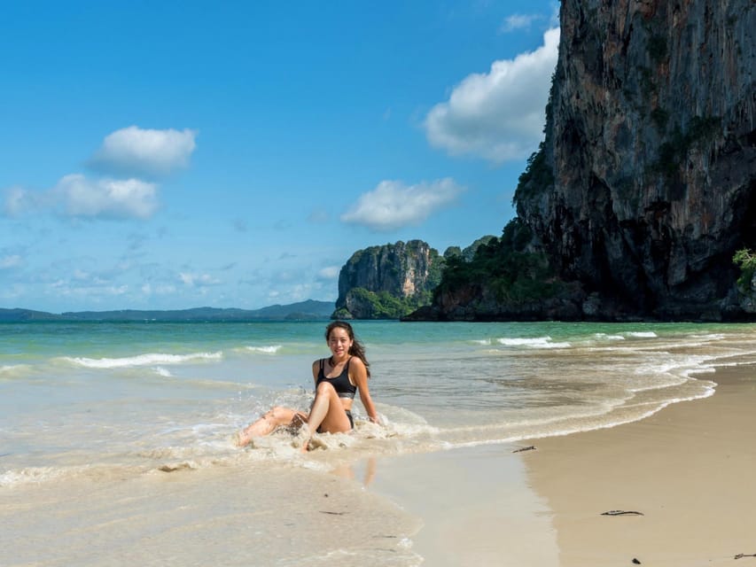 Krabi: Premium 4-Island Day Trip by Longtail Boat with Lunch - Railay’s Phra Nang Cave Beach: limestone drama to close the loop