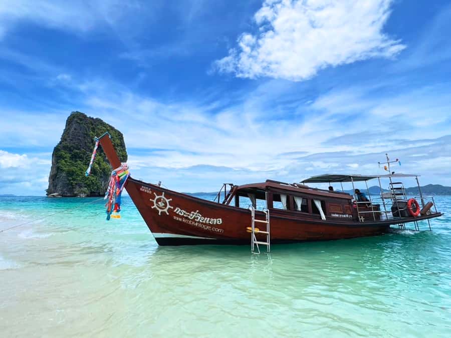 Krabi: Private 4 Islands Longtail Boat Tour With Cave Visit - Thale Waek Sandbar: The Island Moment That Needs Good Timing