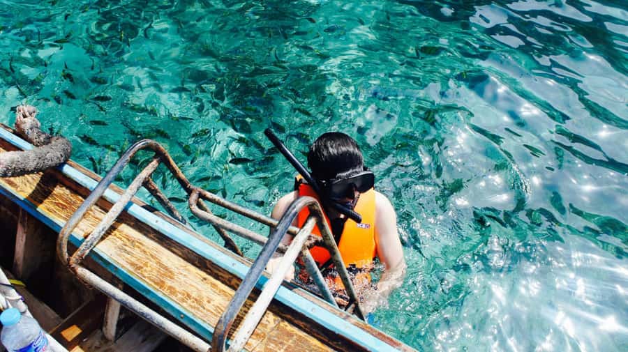 Krabi: Private 4 Islands Snorkeling Tour with Long-Tail Boat - Tup Island (Talay Waek) and the sea divide sandbar walk