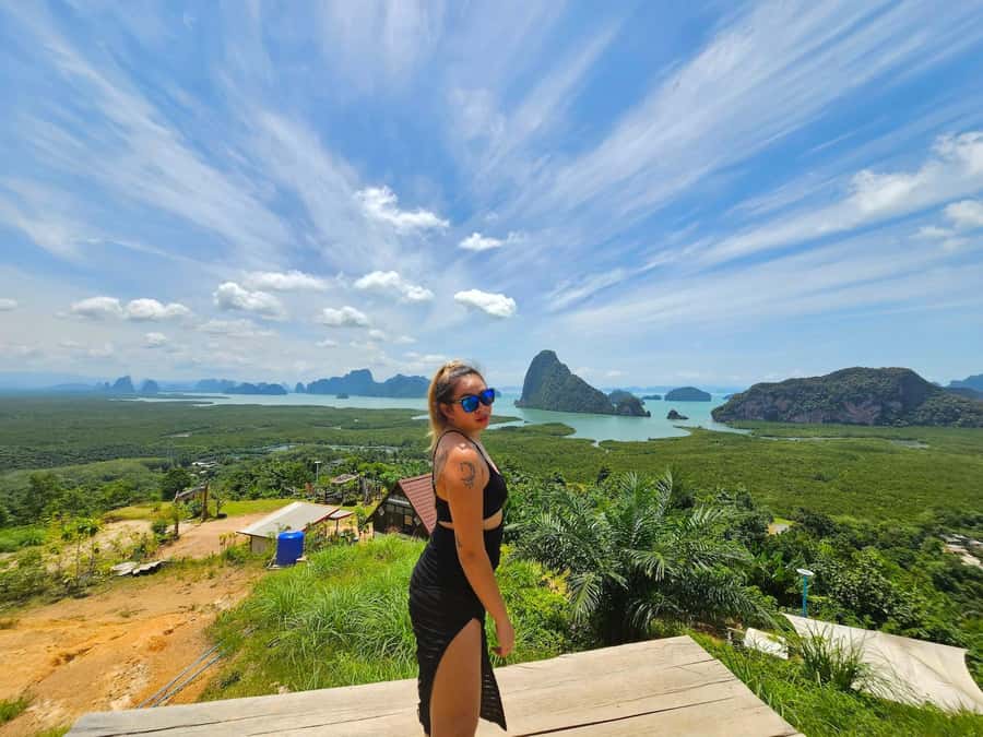 Krabi: Private Tour to James Bond, Ko Panyi & Samet Nangshe - Samet Nangshe Viewpoint by 4WD: Your Late-Day Payoff