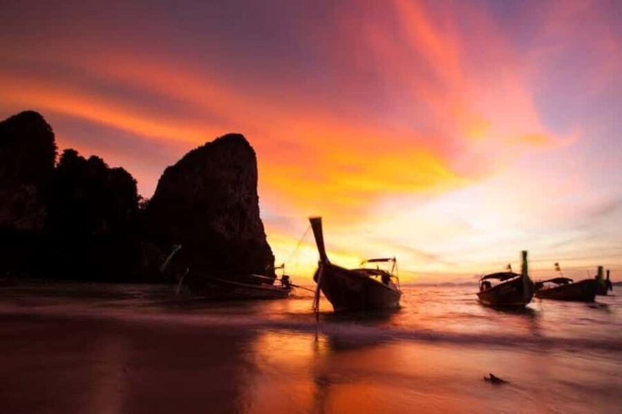 Krabi: Railay Sunset and Bioluminescent Plankton Tour - Meeting in Ao Nang: Timing You Should Take Seriously