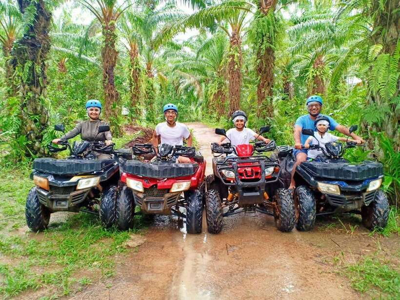 Krabi: Saitai Mountain Tail ATV Adventure - The End of the Ride: Water, Photos, and Hotel Drop-Off