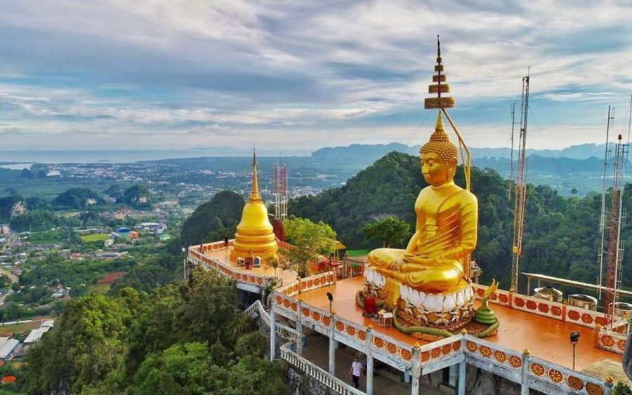 Krabi: Tiger Cave, Hot Springs and Emerald Pool Jungle Tour - Krabi hot springs: warm water + rainforest calm