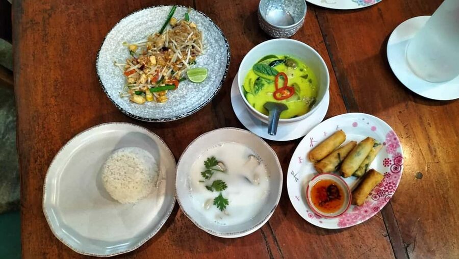 Krabi: Traditional Thai Cooking Class with Local Chef - The meal: eating what you cooked, course by course
