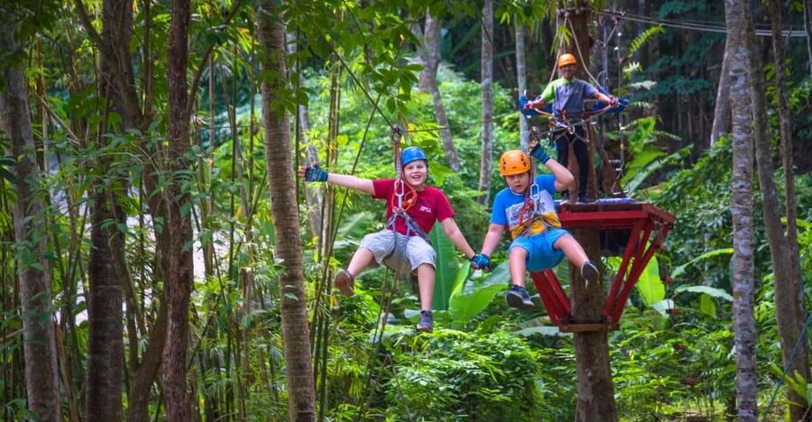 Krabi: Ultimate Zipline Games Challenge - What happens during your 30 to 90 minutes (in plain steps)