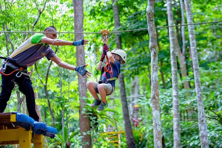 Krabi: Ultimate Zipline Games Challenge - Picking Program A, Program B, or A+B without regret