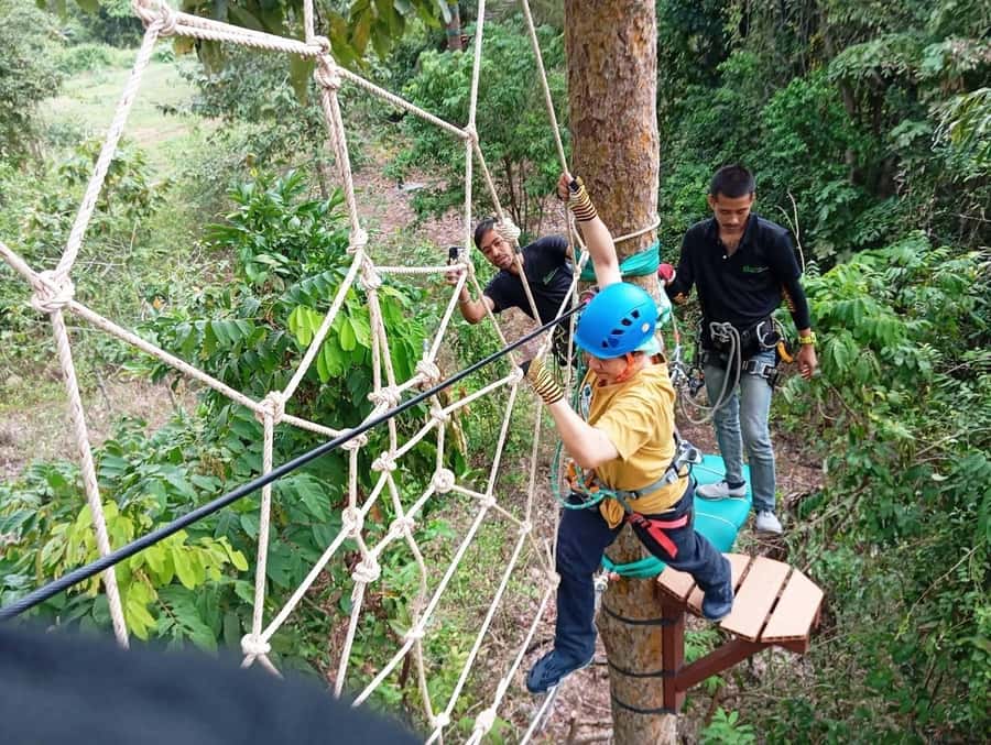 Krabi Zipline adventure - 11 Ziplines, Two Zones: What the ride sequence really offers