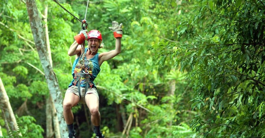 Krabi: Zipline, ATV & Top Rope Climbing Experience - Training and first climbs: learning the system before heights