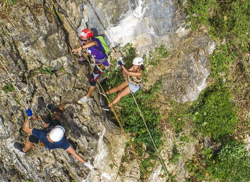 Krabi: Ziplining with Abseiling and Rock Climbing Options - Picking the right package: Zone A zipline vs full zipline, abseiling, and climbing
