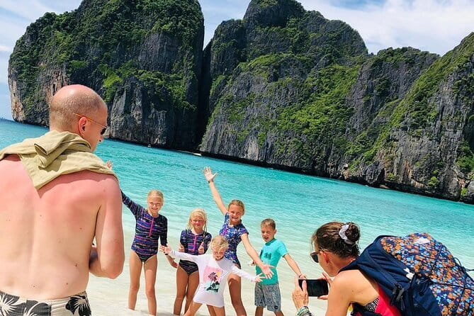 Phi Phi & Bamboo Islands Escape by Luxury Catamaran - Maya Bay by mid-afternoon: one focused hour for swimming and beach time