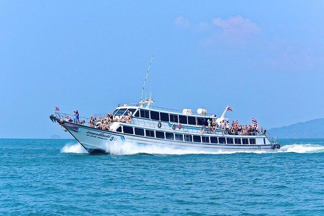 Railay Beach to Koh Phi Phi by Ao Nang Princess Ferry - Onboard comfort: air-conditioning, snacks, and the top deck choice