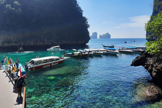 Snorkel Tour to Phi Phi Islands by Speed Boat from Koh Lanta - Maya Bay: Sheltered Cliffs, Small Beaches, and a 50-Minute Window