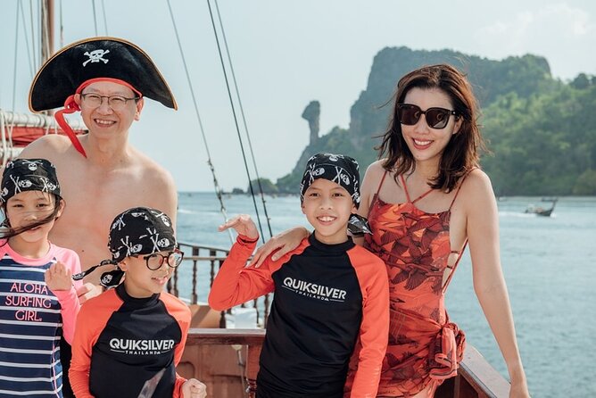 Sunset Dinner Cruise with night Swimming by Luxury Junk Boat - The cruise route: Railey views, Pranang Cave, and the rock-climbing spot