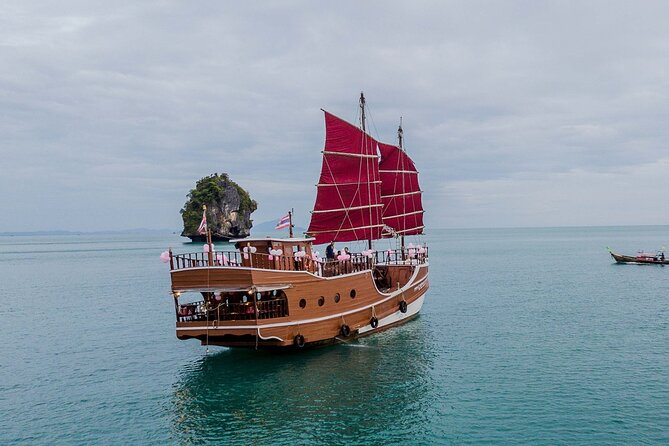 Sunset Dinner Cruise with night Swimming by Luxury Junk Boat - Pirate Beach: the second chance to swim and snorkel