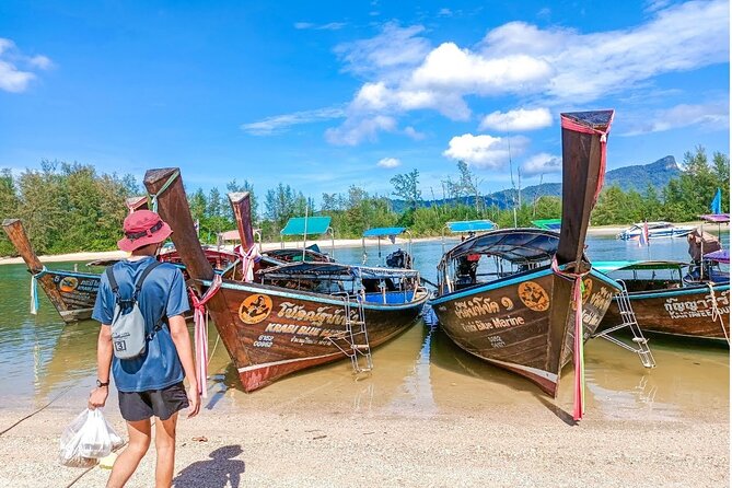 The Krabi 4 Island Tour by Longtail Boat - Phra Nang Beach and the Princess Cave area: limestone drama