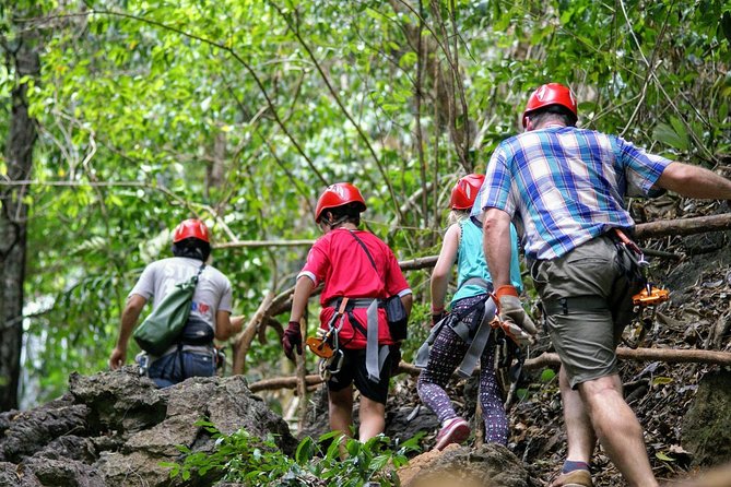 Thrilling Zipline Adventures at Thai'd Up in Krabi's Lush Jungle - Full-Day: Ziplining, Abseiling, Rock Climbing, and Lunch